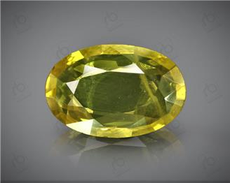 Natural Heated & Treated Yellow Sapphire Certified 2.60 CTS (DIN 86202 )